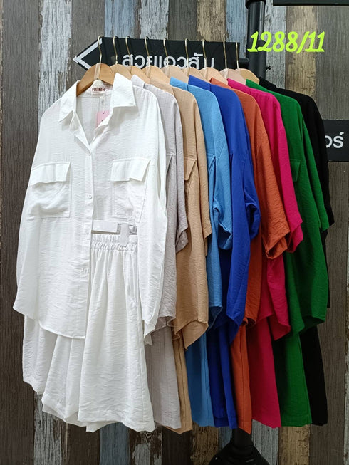 Casual Two Piece Shorts Sets